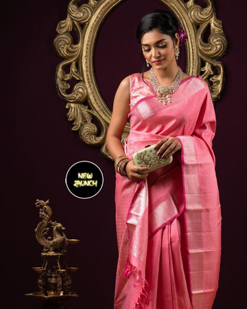 Regal Soft Lichi Silk Saree with Rich Jacquard Pallu