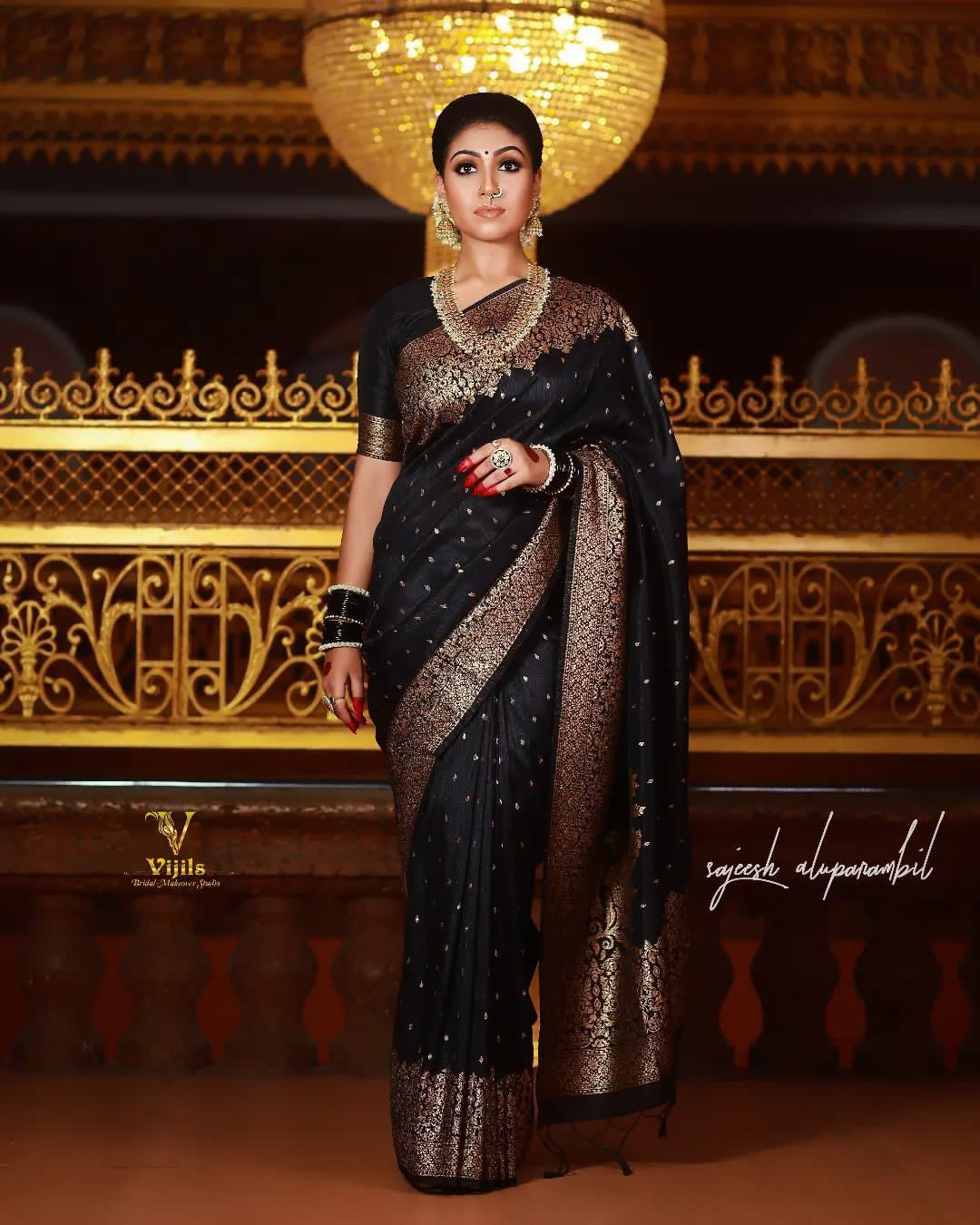 Exquisite Soft Lichi Silk Saree with Ornate Pallu Motifs