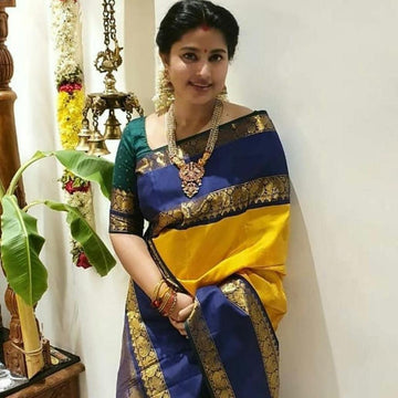 Vibrant Lichi Silk Saree with Rich Pallu Detailing