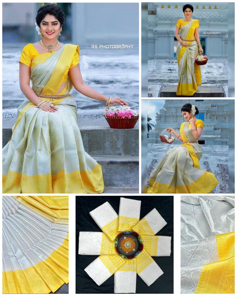 Designer Soft Lichi Silk Saree with Beautiful Jacquard Finish