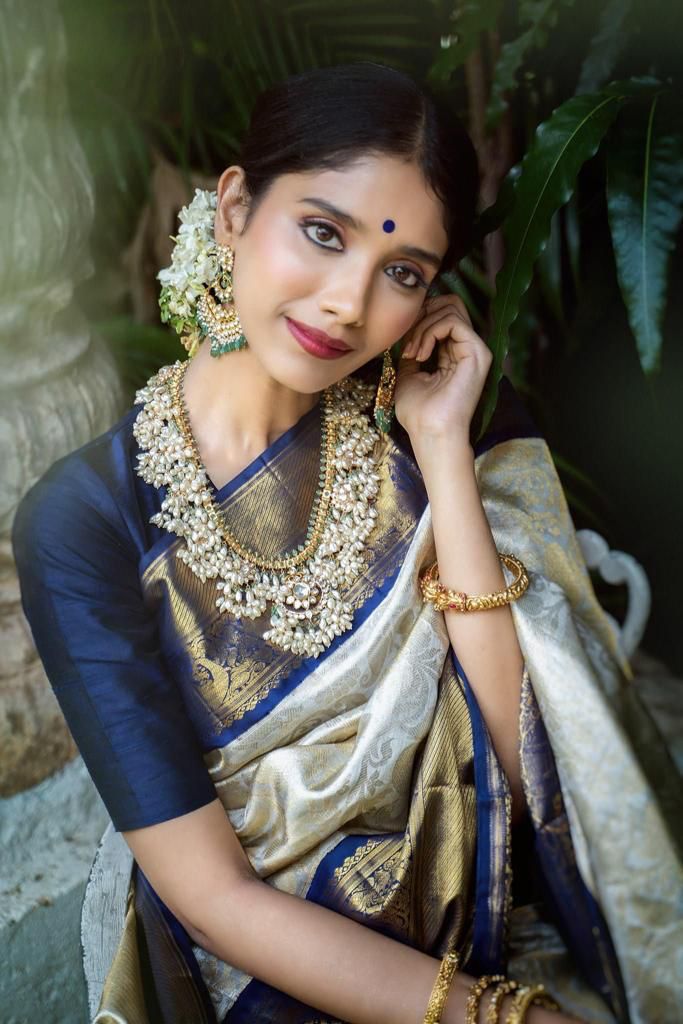 Premium Soft Lichi Silk Saree with Beautiful Pallu Motifs