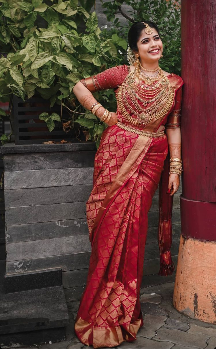 Majestic Soft Lichi Silk Saree with Elegant Jacquard Pallu