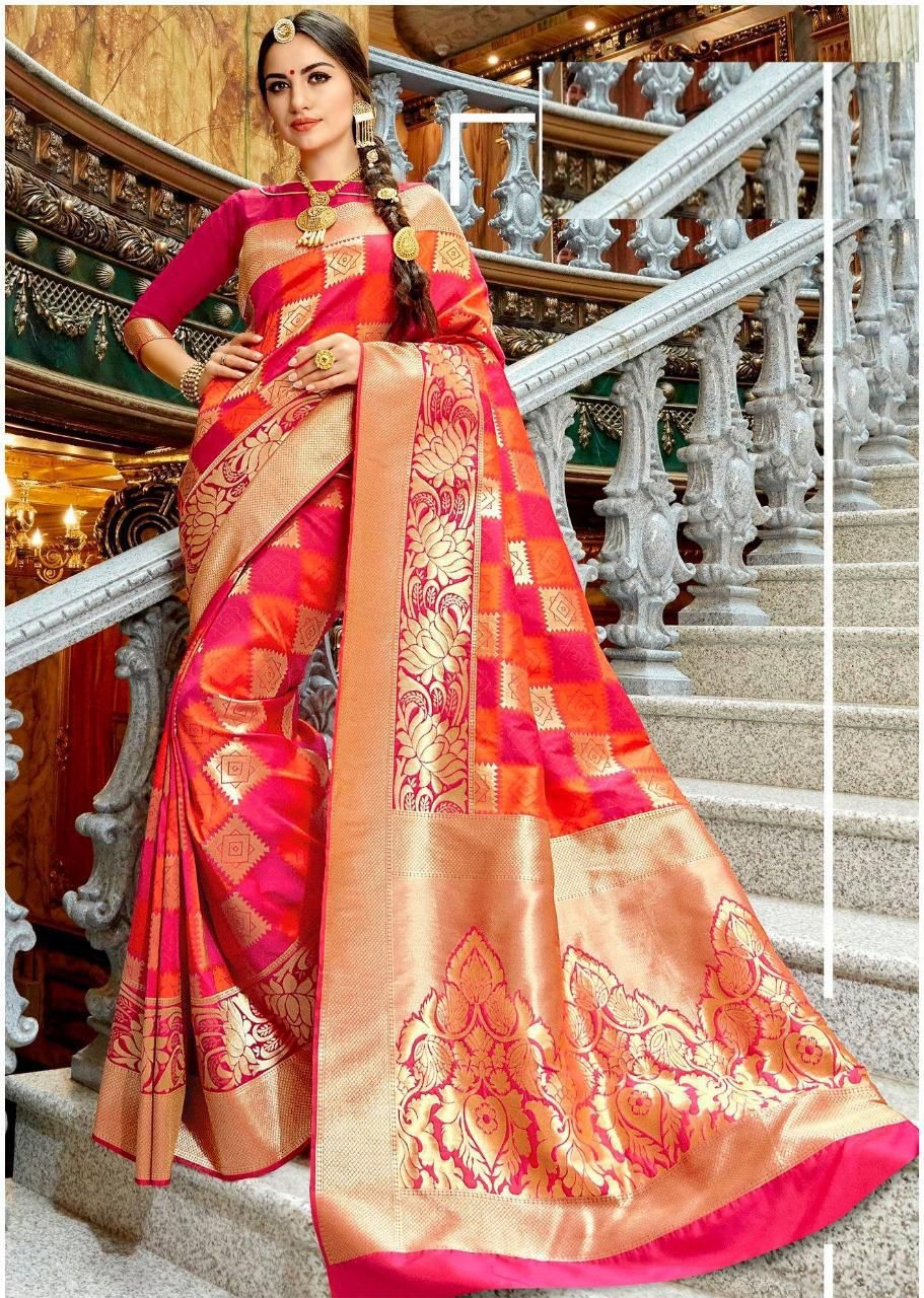 Red Soft Silk Traditionally Wear Saree