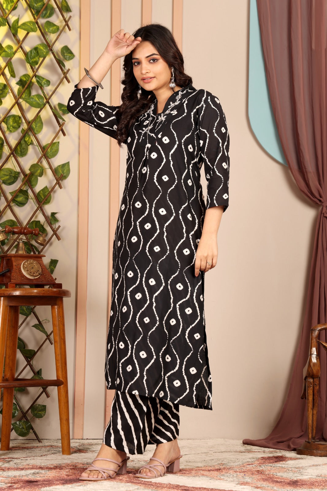 New Kurta Pant Sets With Beautiful Neck Hand Work Detailing