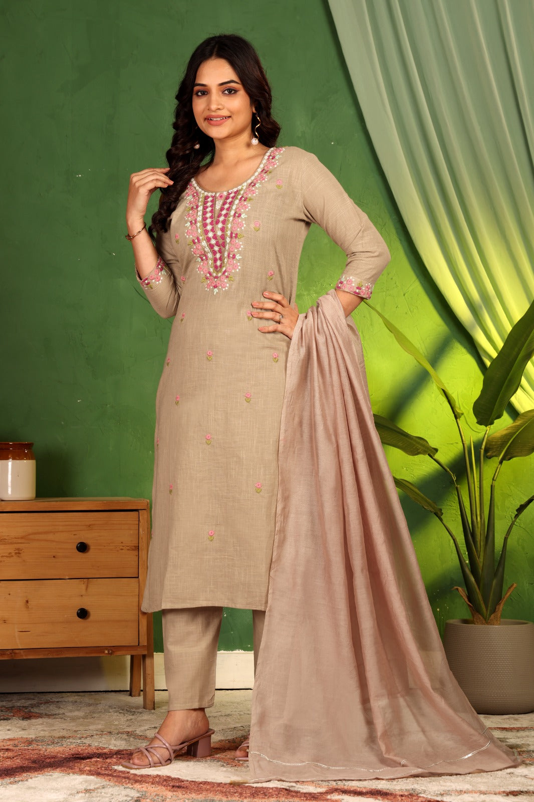 Cotton Party Wear Dress