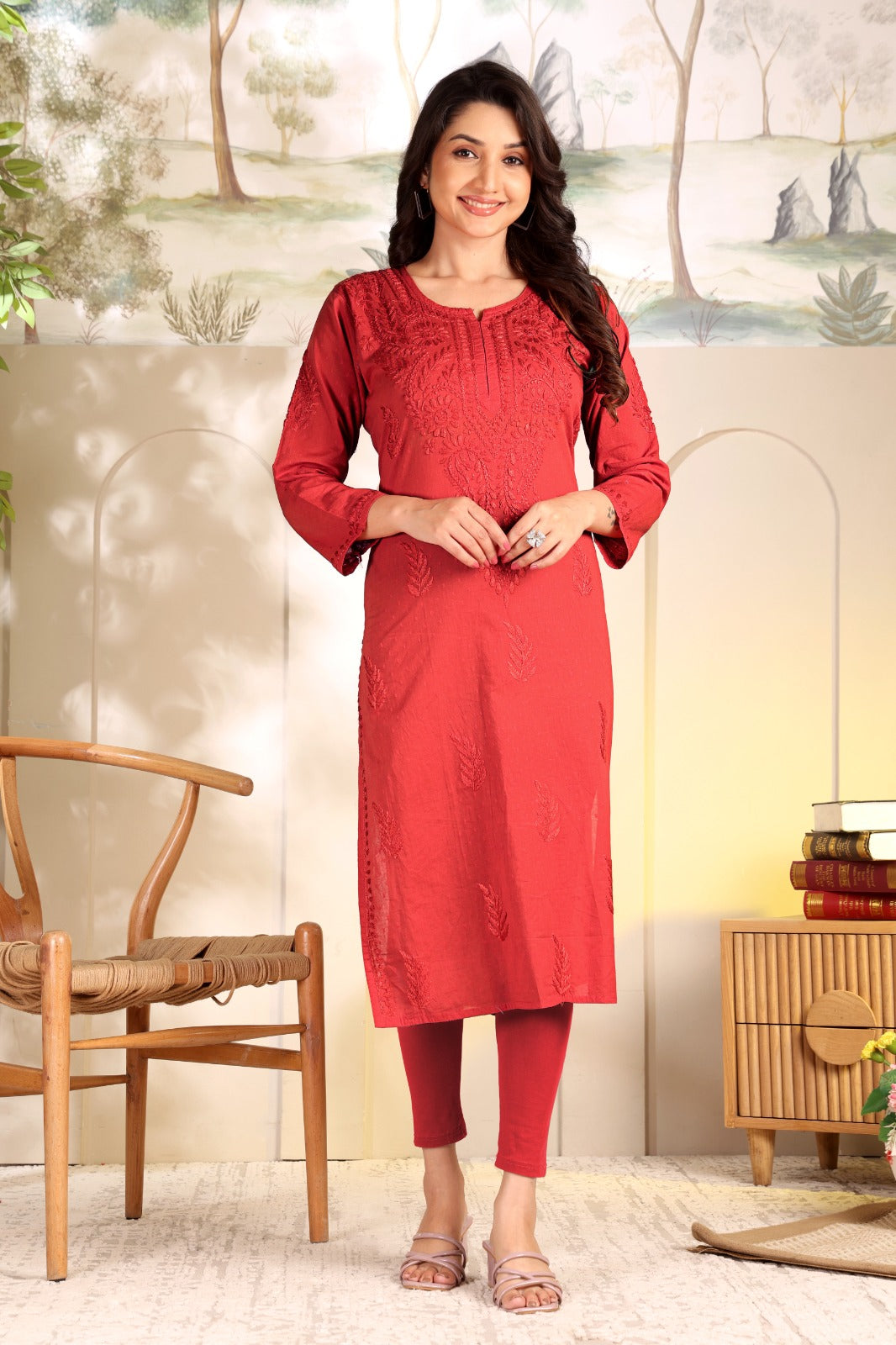 Rayon Handcrafted Long Kurti